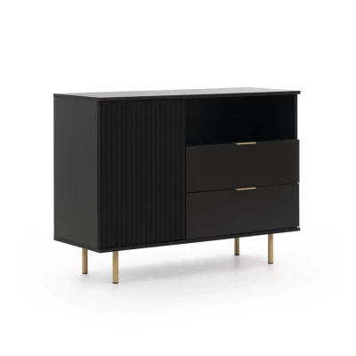 Kombinovaná komoda STELLA - černá