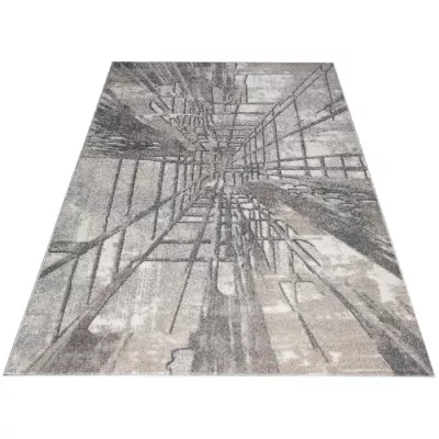 Abstraktní kusový koberec 200x290 cm ADALBERTO - béžový