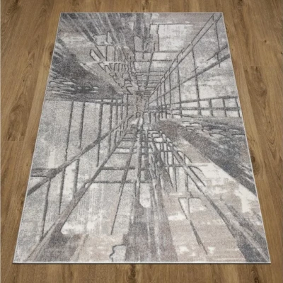 Abstraktní kusový koberec 200x290 cm ADALBERTO - béžový