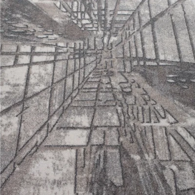 Abstraktní kusový koberec 120x170 cm ADALBERTO - béžový