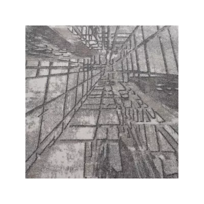 Abstraktní kusový koberec 120x170 cm ADALBERTO - béžový