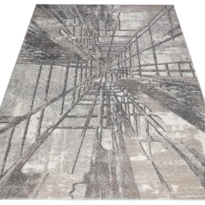 Abstraktní kusový koberec 120x170 cm ADALBERTO - béžový