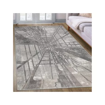 Abstraktní kusový koberec 120x170 cm ADALBERTO - béžový