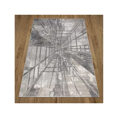 Abstraktní kusový koberec 120x170 cm ADALBERTO - béžový