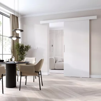 Posuvné dveře na stěnu BARRET 1 - 86 cm, bílé