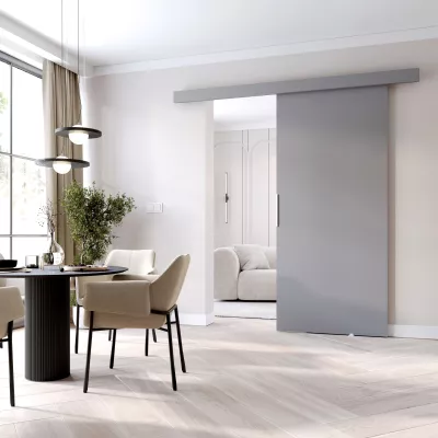 Posuvné dveře na stěnu BARRET 1 - 86 cm, šedé