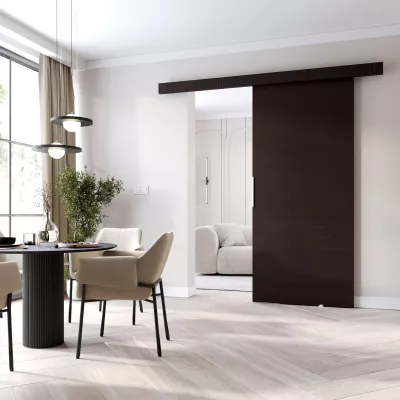 Posuvné dveře na stěnu BARRET 1 - 86 cm, wenge