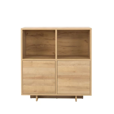 Nízká kombinovaná komoda CHASKA - dub riviera