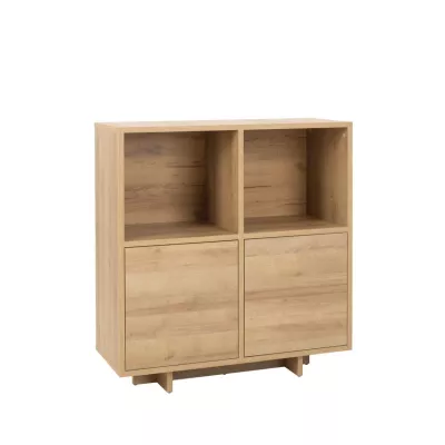 Nízká kombinovaná komoda CHASKA - dub riviera