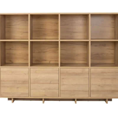 Kombinovaná široká komoda CHASKA - dub riviera