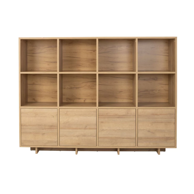 Kombinovaná široká komoda CHASKA - dub riviera