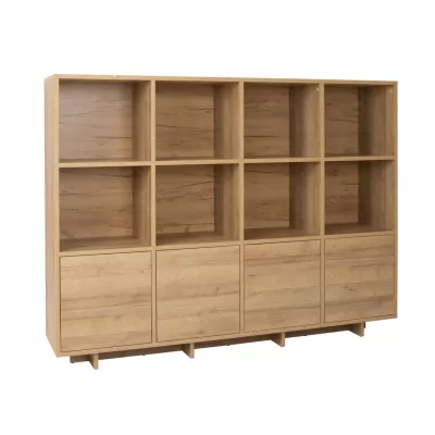 Kombinovaná široká komoda CHASKA - dub riviera