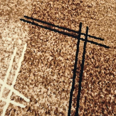 Kusový koberec 50x90 cm LUKEN - béžový