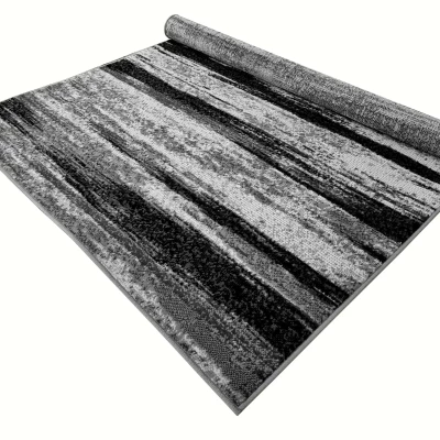 Kusový koberec 50x90 cm LUKEN abstraktní - šedý