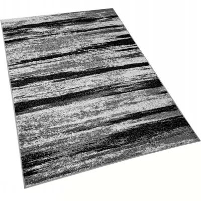 Kusový koberec 50x90 cm LUKEN abstraktní - šedý