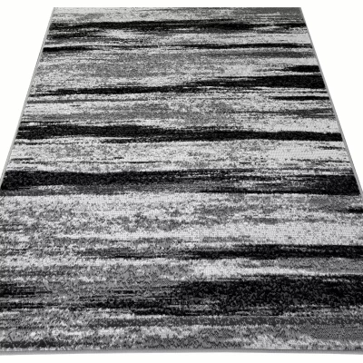 Kusový koberec 50x90 cm LUKEN abstraktní - šedý