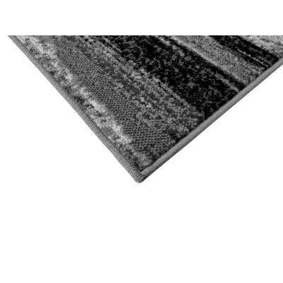 Kusový koberec 50x90 cm LUKEN abstraktní - šedý