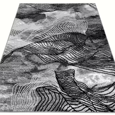 Moderní kusový koberec 50x90 cm LUKEN - šedý