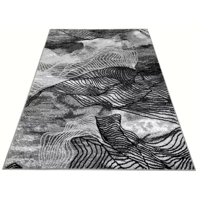 Moderní kusový koberec 50x90 cm LUKEN - šedý