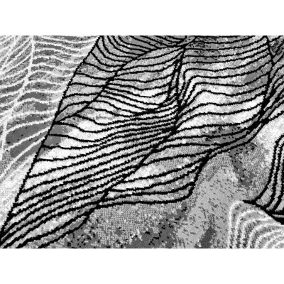 Moderní kusový koberec 50x90 cm LUKEN - šedý