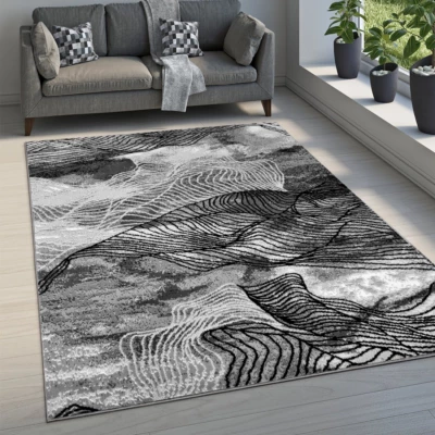 Moderní kusový koberec 50x90 cm LUKEN - šedý