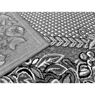 Vzorovaný koberec 50x90 cm LUKEN - šedý
