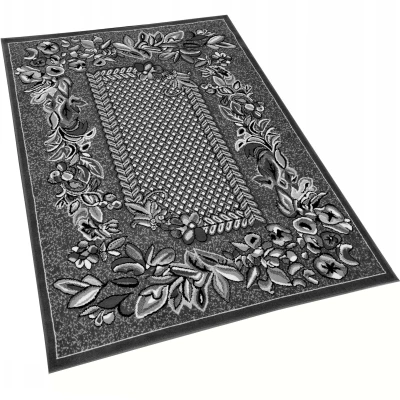 Vzorovaný koberec 50x90 cm LUKEN - šedý
