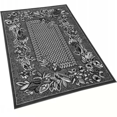 Vzorovaný koberec 50x90 cm LUKEN - šedý
