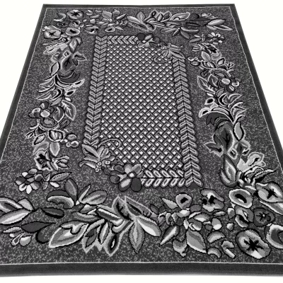 Vzorovaný koberec 50x90 cm LUKEN - šedý