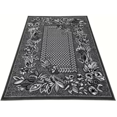 Vzorovaný koberec 50x90 cm LUKEN - šedý