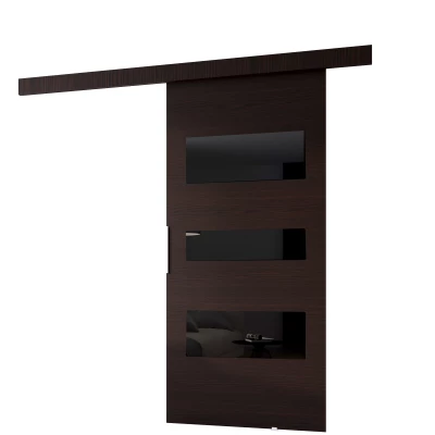 Interiérové dveře na stěnu BARRET 3 - 76 cm, wenge