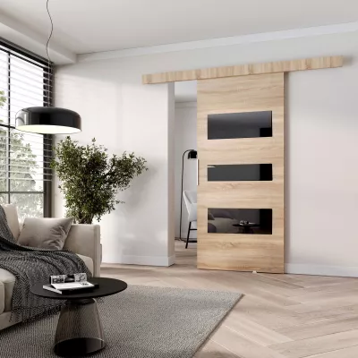 Interiérové dveře na stěnu BARRET 3 - 96 cm, dub sonoma