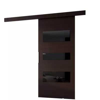 Interiérové dveře na stěnu BARRET 3 - 96 cm, wenge