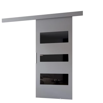 Interiérové dveře na stěnu BARRET 3 - 106 cm, šedé