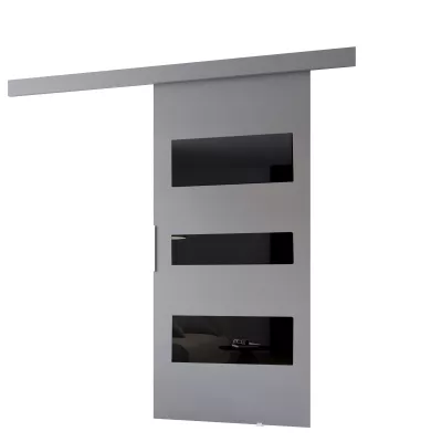 Interiérové dveře na stěnu BARRET 3 - 106 cm, šedé