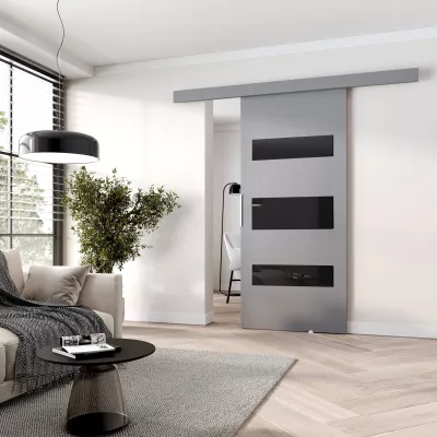 Posuvné dveře BARRET 4 - 86 cm, šedé