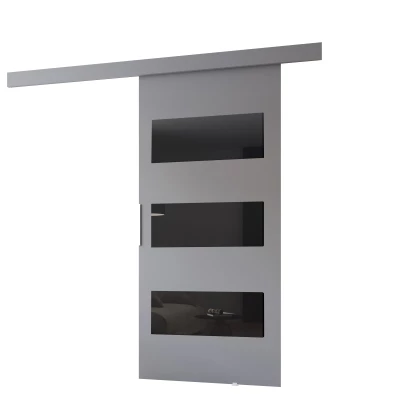 Posuvné dveře na stěnu BARRET 5 - 86 cm, šedé