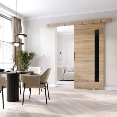 Interiérové dveře na stěnu BARRET 7 - 76 cm, dub sonoma