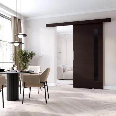 Interiérové dveře na stěnu BARRET 7 - 106 cm, wenge