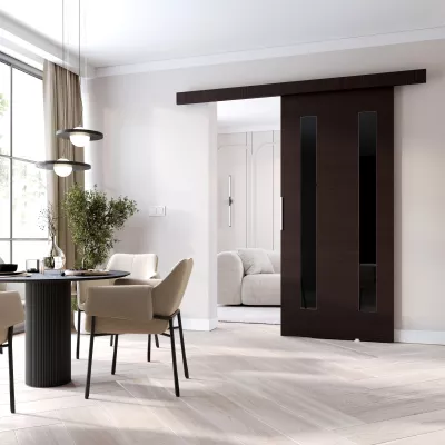 Posuvné dveře BARRET 8 - 76 cm, wenge