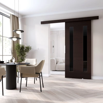 Posuvné dveře BARRET 8 - 96 cm, wenge