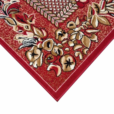 Vzorovaný koberec 200x300 cm LUKEN - červený