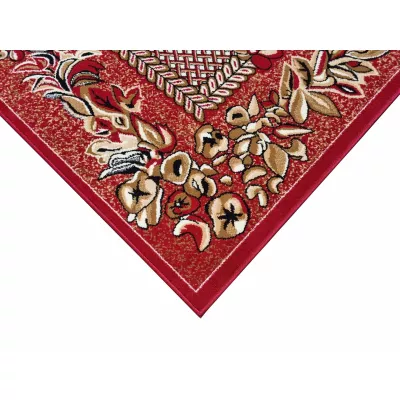 Vzorovaný koberec 200x300 cm LUKEN - červený