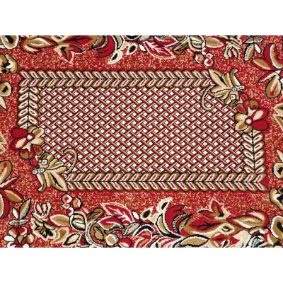 Vzorovaný koberec 140x190 cm LUKEN - červený