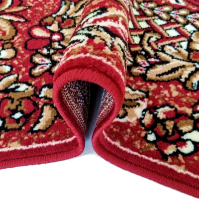 Vzorovaný koberec 140x190 cm LUKEN - červený