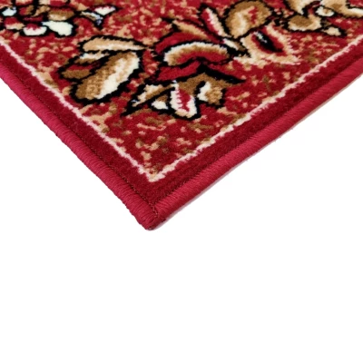 Vzorovaný koberec 120x170 cm LUKEN - červený