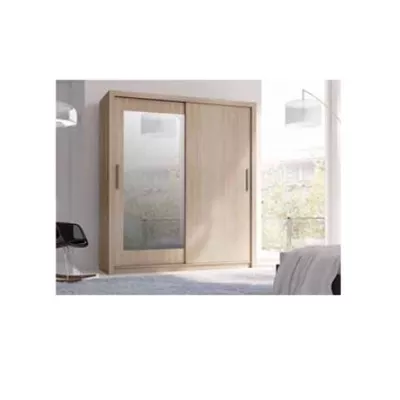 Šatní skříň 180 cm se zrcadlem COKATO 2 - dub sonoma