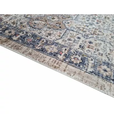 Obdelníkový koberec 200x290 cm FRANCO - modrý / vícebarevný