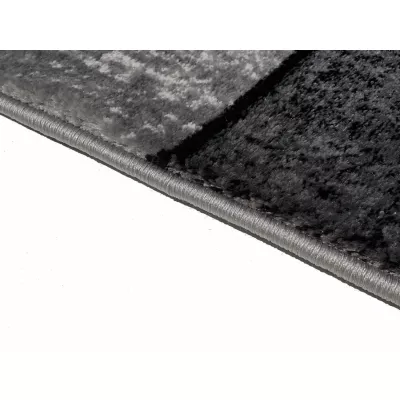 Kusový koberec 180x260 cm DEMIAN - šedý / černý / bílý