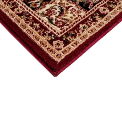 Orientální kusový koberec 200x300 cm LUCHO - červený / vzorovaný